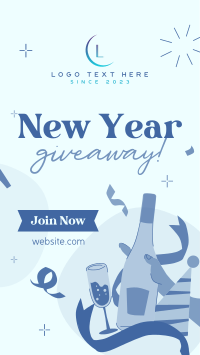 New Year Giveaway YouTube short Image Preview