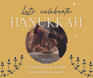 Hanukkah Family Tradition Facebook post Image Preview