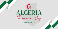 Algerian Revolution Twitter post Image Preview