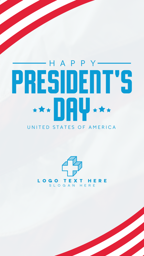Presidents Day USA Instagram Story Design Image Preview
