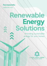 Renewable Energy Solutions Poster Design
