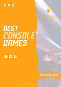 Best Games Reviewed Flyer Design