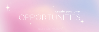 Dream Sparkling Gradient Twitter Header Image Preview