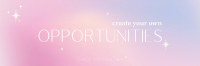Dream Sparkling Gradient Twitter header (cover) Image Preview