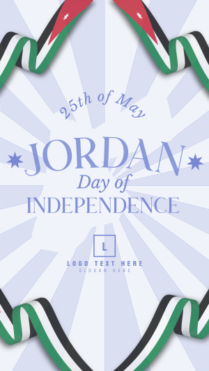 Independence Day Jordan Facebook story Image Preview