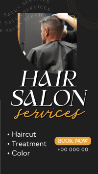 Salon Beauty Services Facebook Story Design