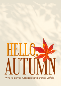 Cozy Autumn Greeting Flyer Image Preview