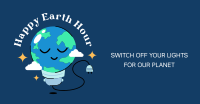 Happy Earth Hour Facebook ad Image Preview