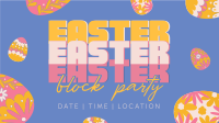 Easter Party Eggs Animation Image Preview
