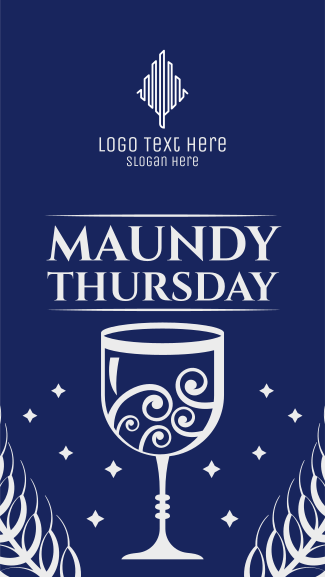 Maundy Thursday Holy Thursday Facebook story