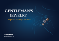 Gentleman's Jewelry Postcard Image Preview