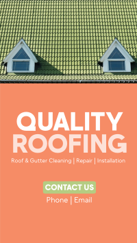 Trusted Quality Roofing YouTube short Image Preview