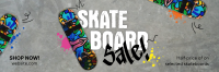 Streetstyle Skateboard Sale Twitter header (cover) Image Preview