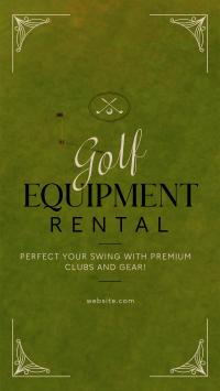Classic Golf Rental Instagram Story Preview