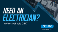 Electrical Maintenance Handyman Facebook Event Cover Design