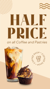 Half Price Coffee Instagram reel Image Preview