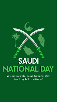Saudi Day Symbols Instagram story Image Preview