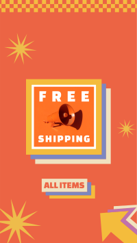 Shipping Announcement Instagram Story Design