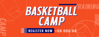 Basketball Sports Camp Facebook cover Image Preview