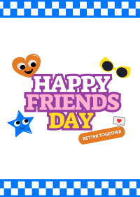 Quirky Friendship Day Flyer Image Preview