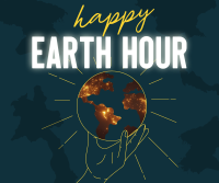 Happy Earth Hour Facebook post Image Preview