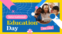 Happy Education Day  Animation Design