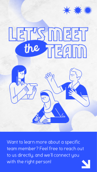 Meet Team Employee Facebook story Image Preview