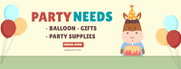 Party Supplies Facebook cover Image Preview