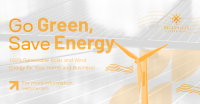 Solar & Wind Energy  Facebook Ad Design