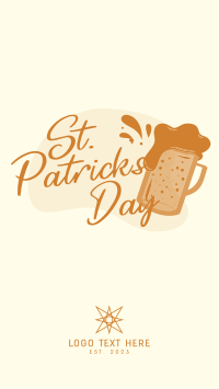 St. Patrick's Lager Facebook Story Design