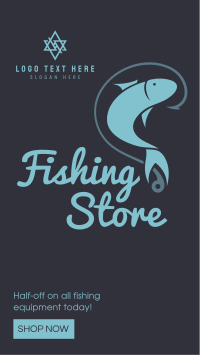 Fishing Hook Instagram Story Design