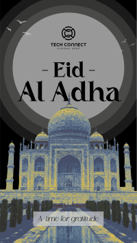 Eid Al Adha Temple Facebook story Image Preview