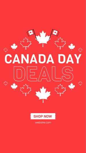 Canada Day Deals Instagram story Image Preview
