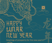 Prosperous Lunar New Year Facebook post Image Preview