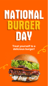 Get Yourself A Burger! TikTok Video Design