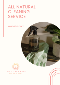 Natural Cleaning Services Flyer Design