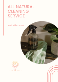 Natural Cleaning Services Flyer Image Preview