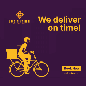 Bicycle Delivery Instagram post Image Preview