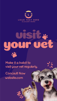 Consult Your Vet Facebook Story Design