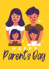 Happy Family Poster Design