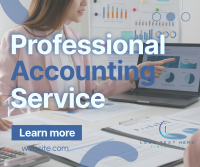 Professional Accounting Service Facebook Post Design