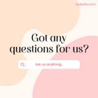 Simple Inquiries Instagram Post Design