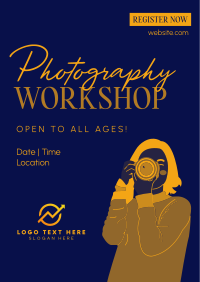 Photography Workshop for All Poster Design