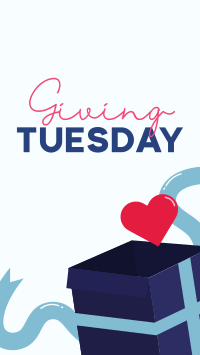 Giving Tuesday Donation Box Instagram reel Image Preview