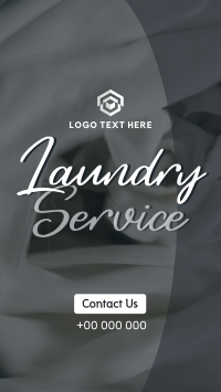 Dirt Free Laundry Service Facebook Story Design