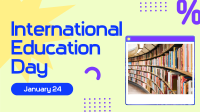 International Education Day Facebook Event Cover Design