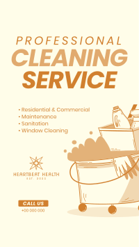 Cleaning Professionals Instagram story Image Preview