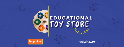 Educational Toy Store Facebook cover Image Preview