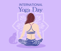 Yoga Day Meditation Facebook post Image Preview