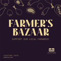 Farmers Bazaar Instagram Post Design